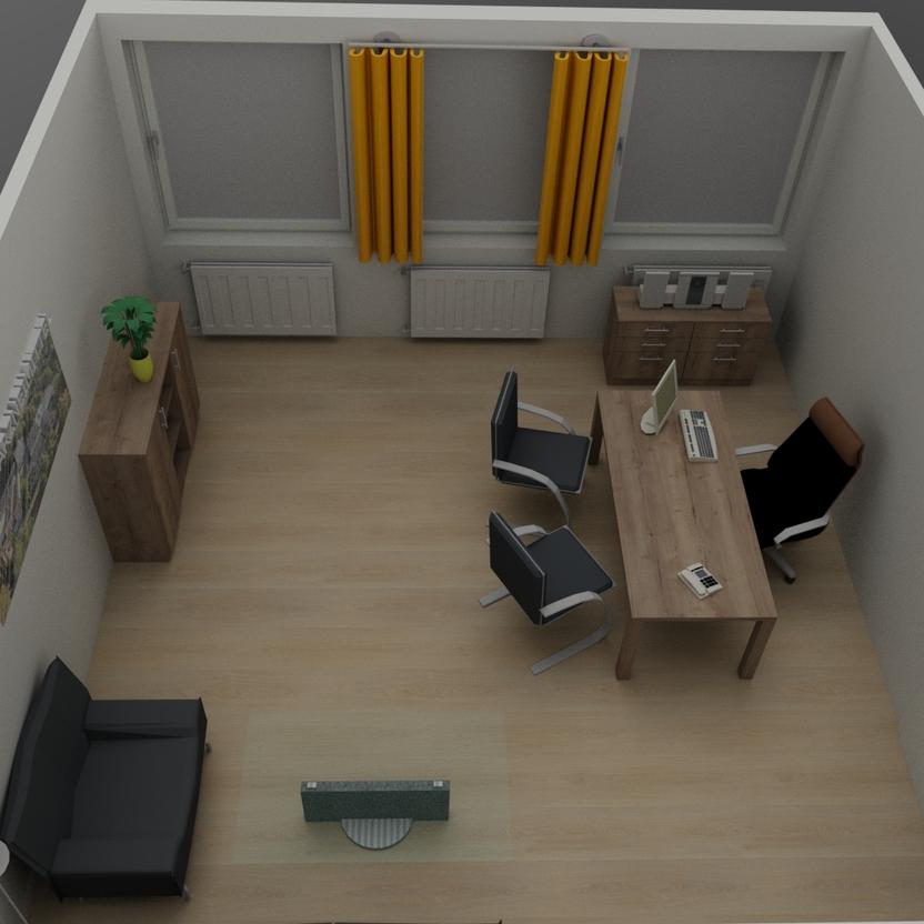 3D-Planung Büromöbel